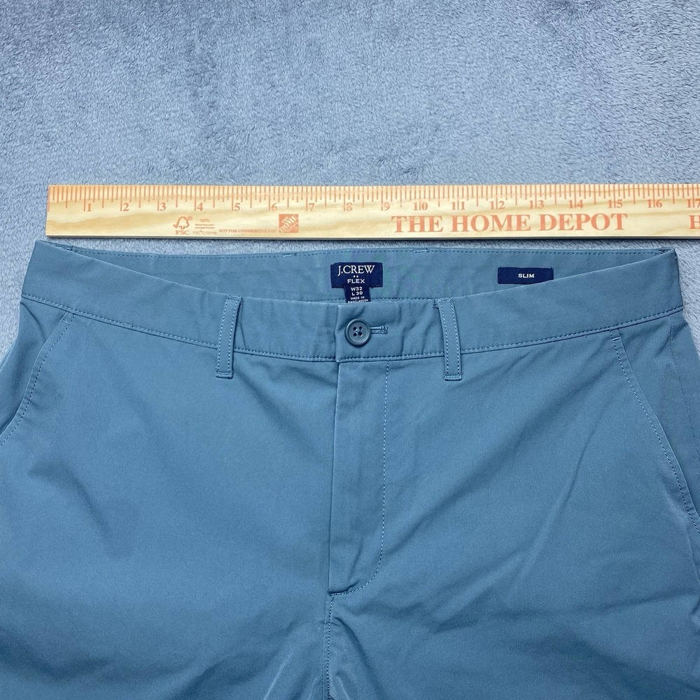 J Crew Slim Fit Tech Performance Flex Pants Mens 32x30 Gray Stretch - Picture 5 of 9